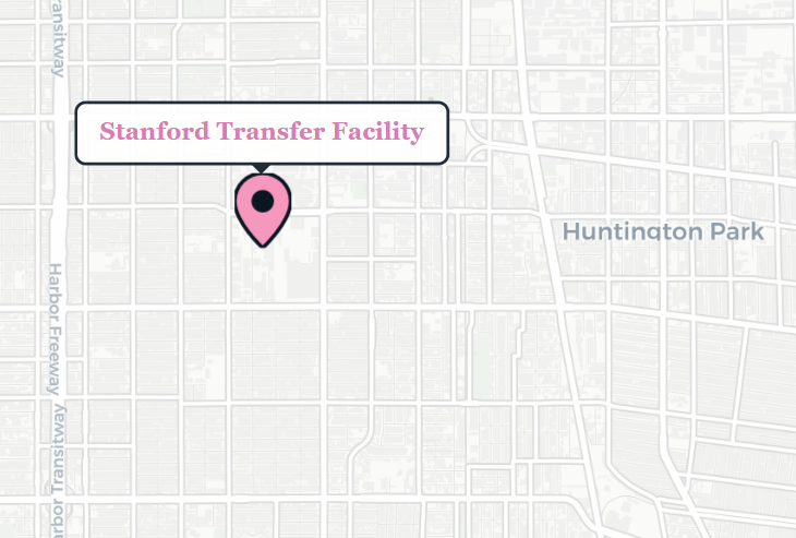 Stanford Recycling Facility location map